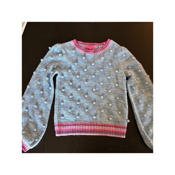 Lilly Pulitzer Verna blue Sweater size small retail $168 - Picture 2 of 8